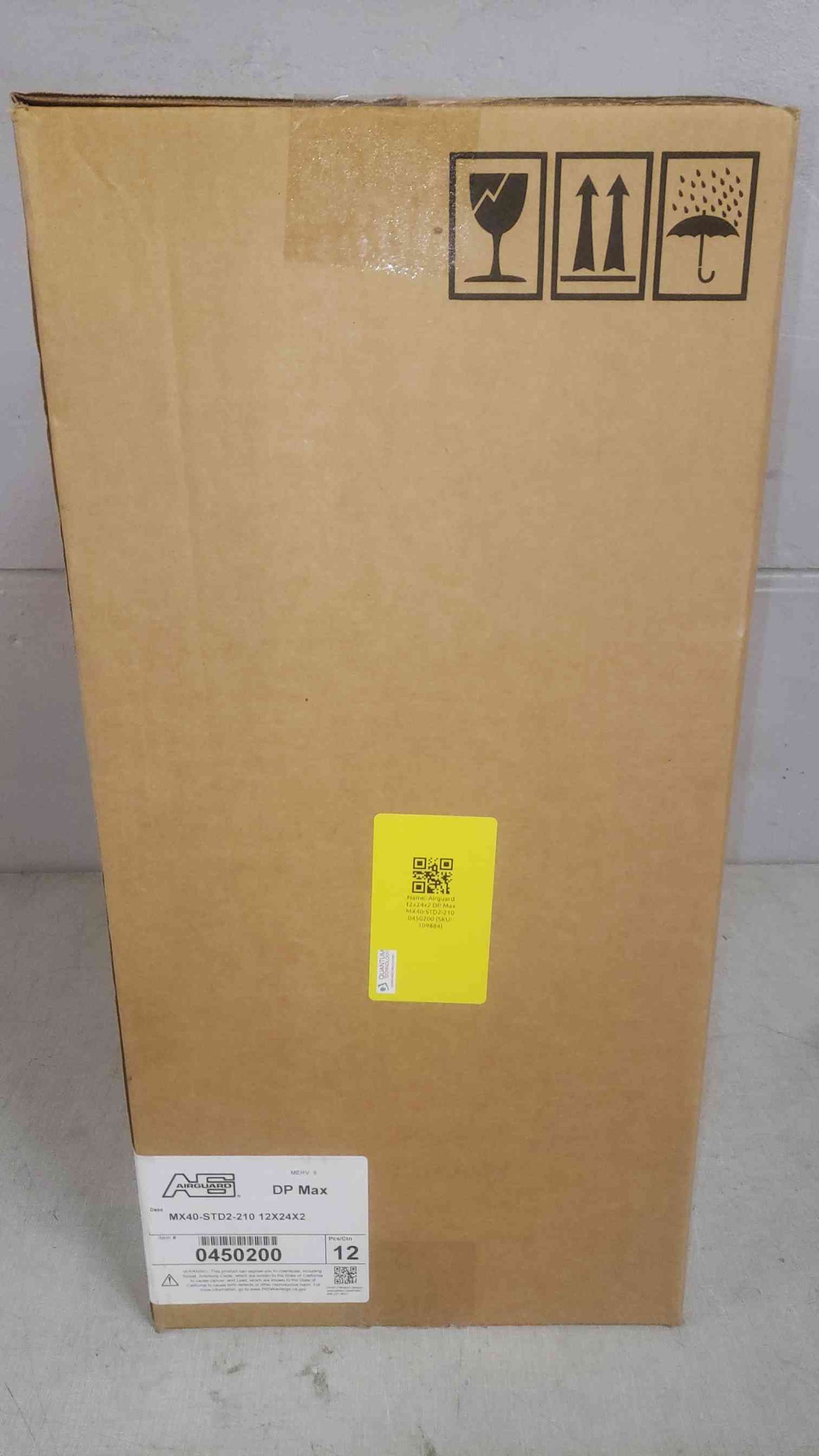Box of 12 Airguard 12x24x2 DP Max MX40-STD2-210 0450200 (SKU: 109884)