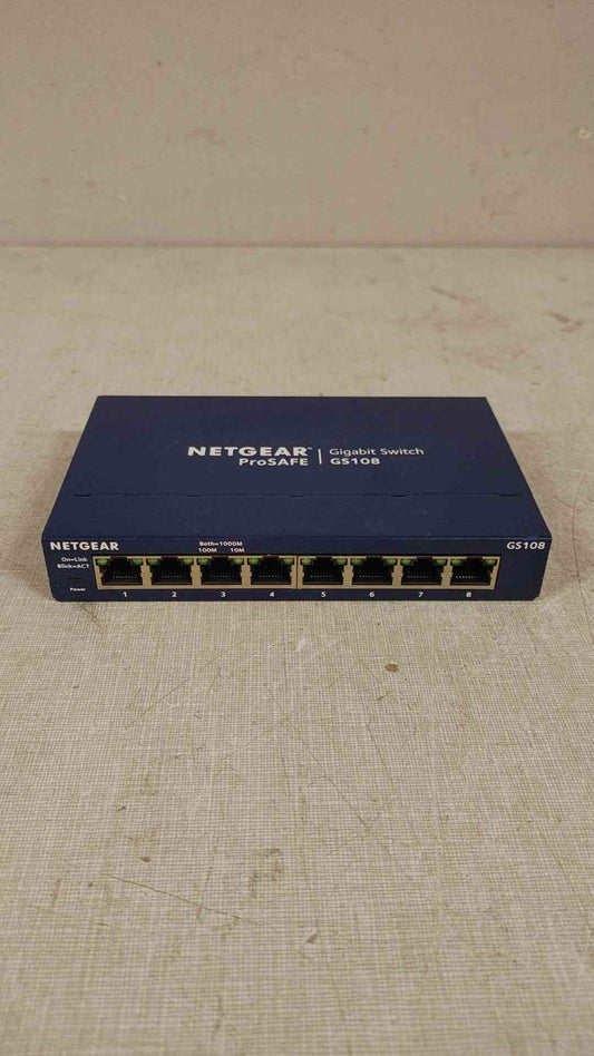 NETGEAR Prosafe 8-Port Gigabit Switch GS108 (SKU: 109994)