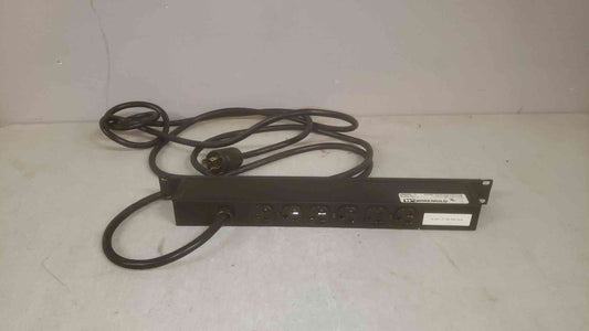 Wiremold 6 Port 20A 120V PDU Strip J06B2B20X-TL (SKU: 109965)