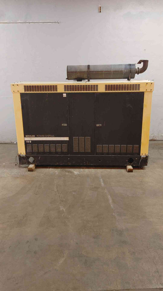 100KW KOHLER 100RZG NG/LP Generator 120/240V 71A 60Hz 3PH 535Hrs TESTED