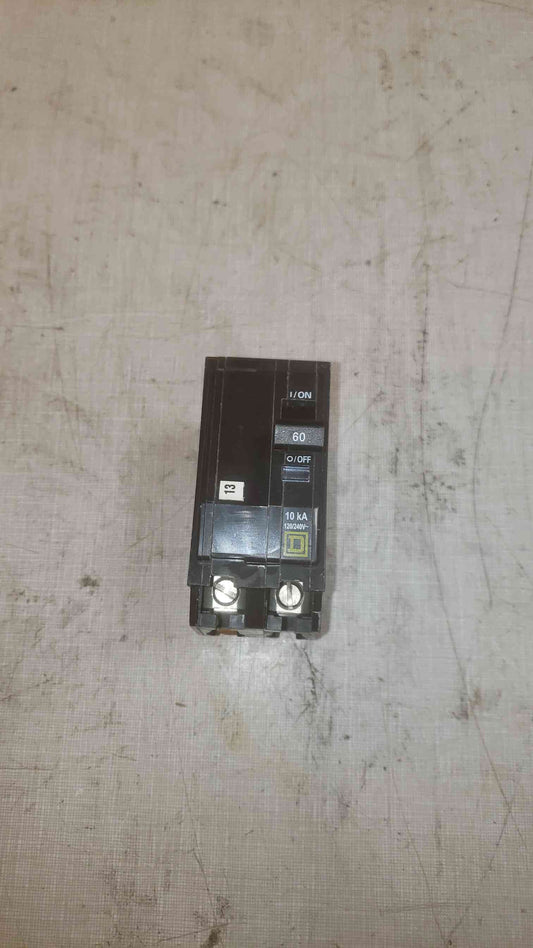 Square D 60A 2 Pole Breaker (SKU: 110127)