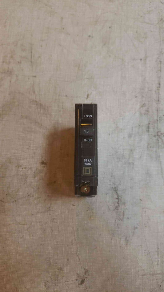 Square D 15A 1 Pole Breaker (SKU: 110129)