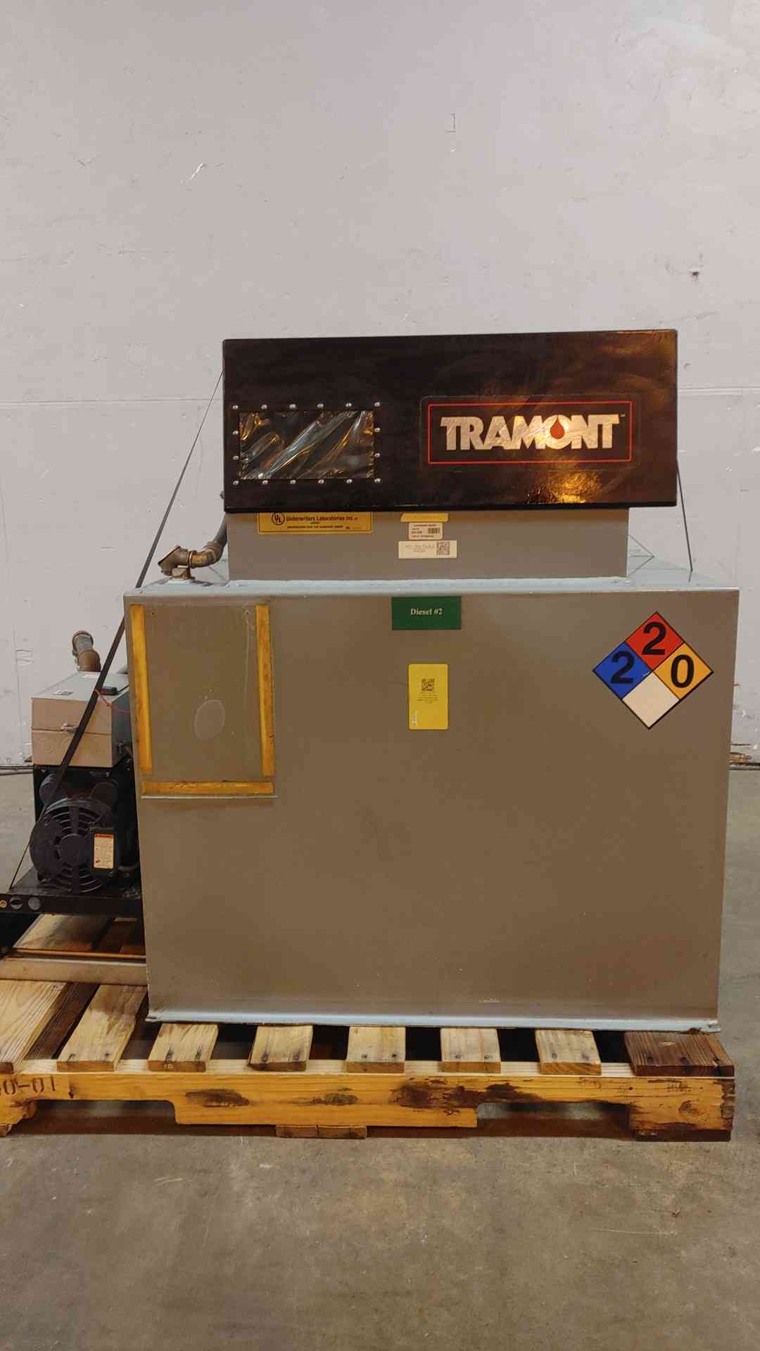 Tramont 31,600 Cubic Feet/Hour Aboveground Diesel Fuel Tank (SKU: 110160)