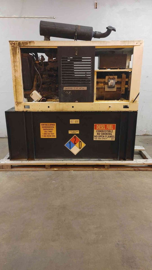 50KW KOHLER 50R0ZJ61 Diesel Generator 1&3PH 615 Hrs (SKU: 110165)