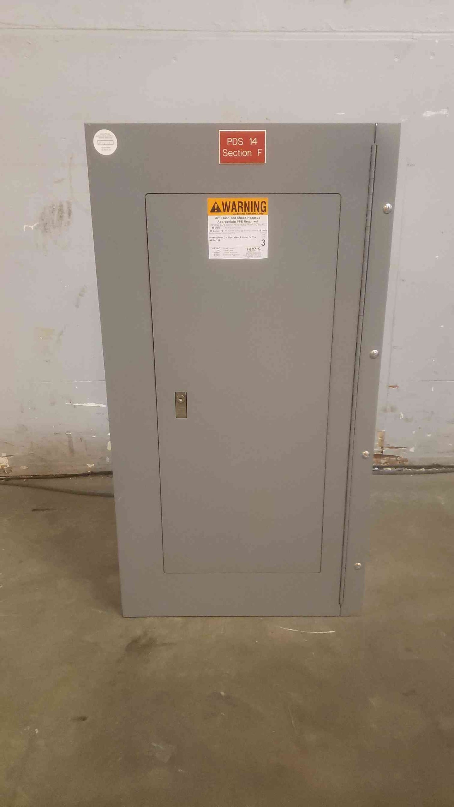 SQUARE D NQ 225A 240VAC/48VDC 3PH 4Wire Panelboard NC38SHR(SKU: 110370)