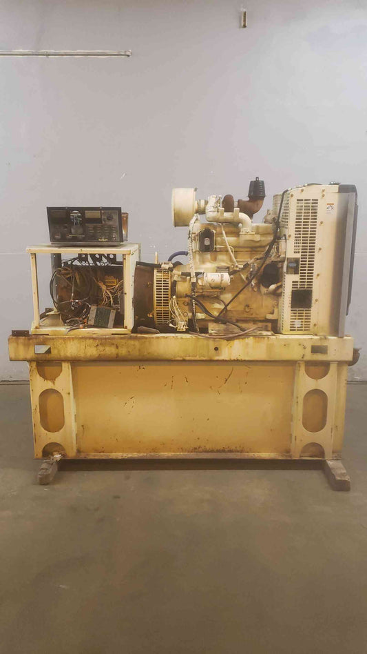 AS-IS 55KW Kohler John Deere 4239 Diesel Generator 50R0ZJ81 906.6 Hrs Non-Working (SKU: 110383)