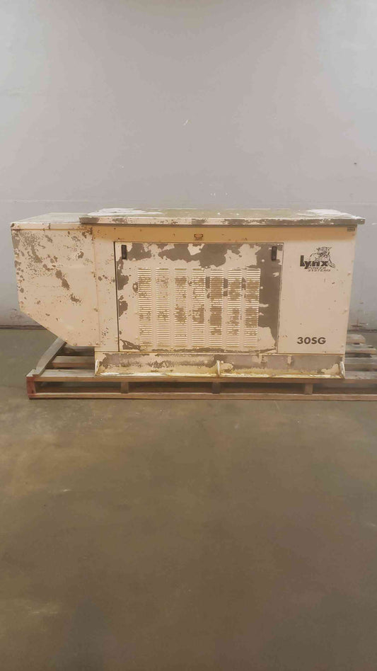 30KW Lynx LP Nat Gas GM 3.0L Generator 30SG 596Hrs (SKU: 110399)