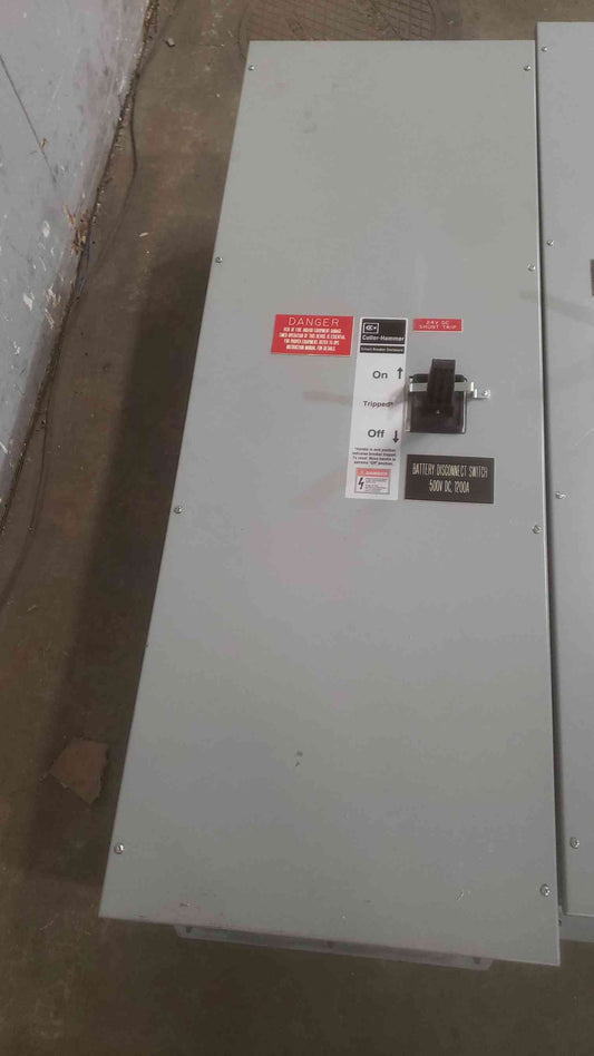 Cutler-Hammer 500V DC 1200A Battery Disconnect Switch( SKU: 110562)