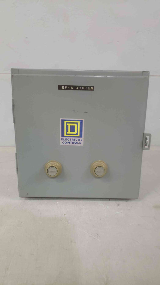 SQUARE D 120/240V 60Hz 4Pole Overload-Relay 2 NEMA Size 0 Motor Starters