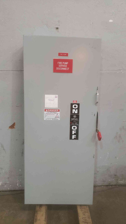 GE 400A 600Vac/250Vdc 3PH Fused Safety Switch TH3365 (SKU: 110612)
