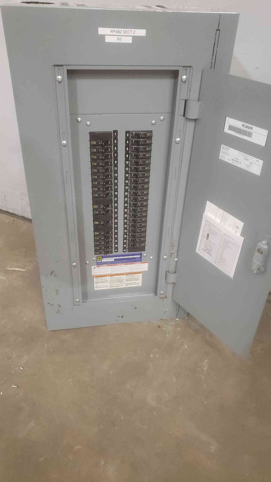 SQUARE D 225A 208Y/120 VAC 3PH 4W Panelboard NQ (SKU: 110595)