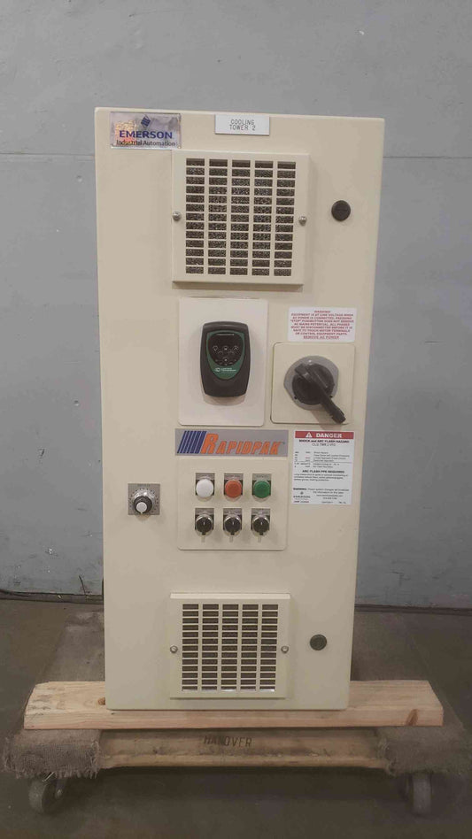 Emerson 480V Industrial Automation Control Panel 7.5 HP 3ph VFD