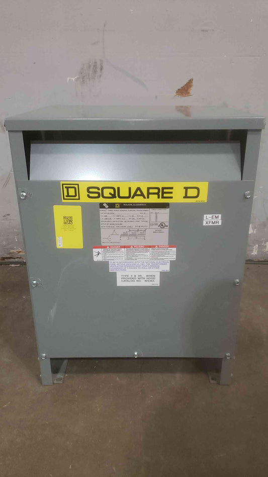 Square D 15KVA 480V x 208/120v 3PH Transformer EE15T3H (SKU: 110615)