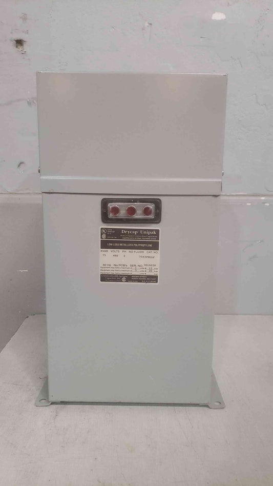 Drycap Unipak Power Factor Capacitor 7x43PMUDF 7.5KVAR 3 Phase 480V G76