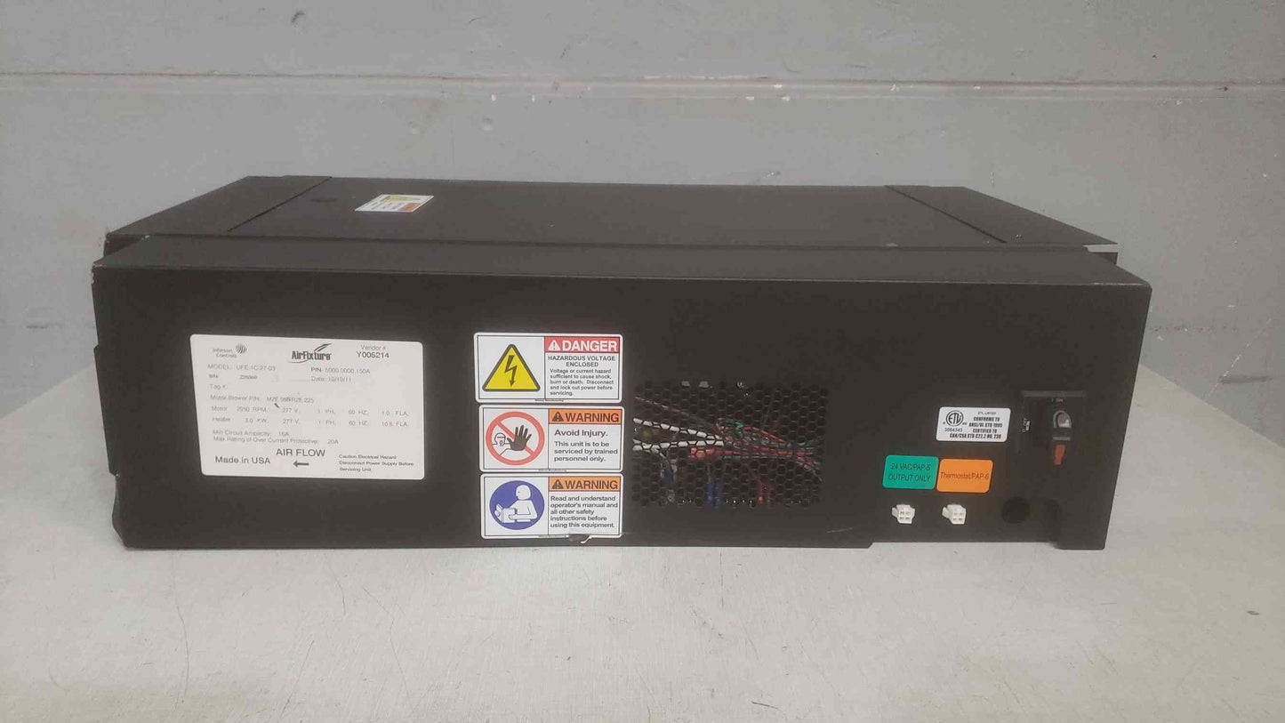 Johnson Controls 277V 1PH 60Hz FlexSys Underfloor Air Distribution Module UFE-1C-27-03(SKU: 110720