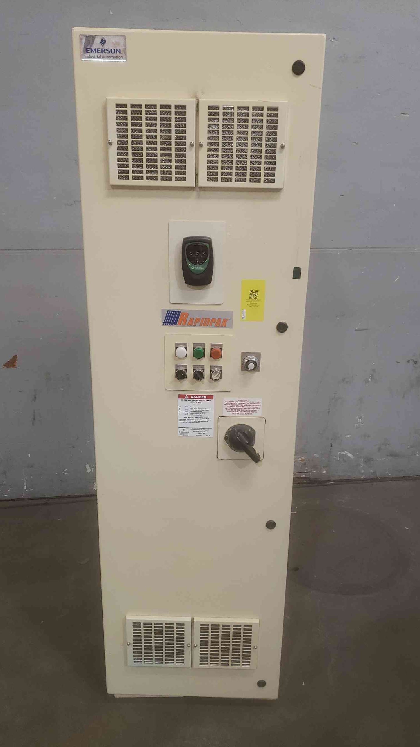 Emerson 460V Industrial Automation Enclosure RSSKN40505E1-1A VFD