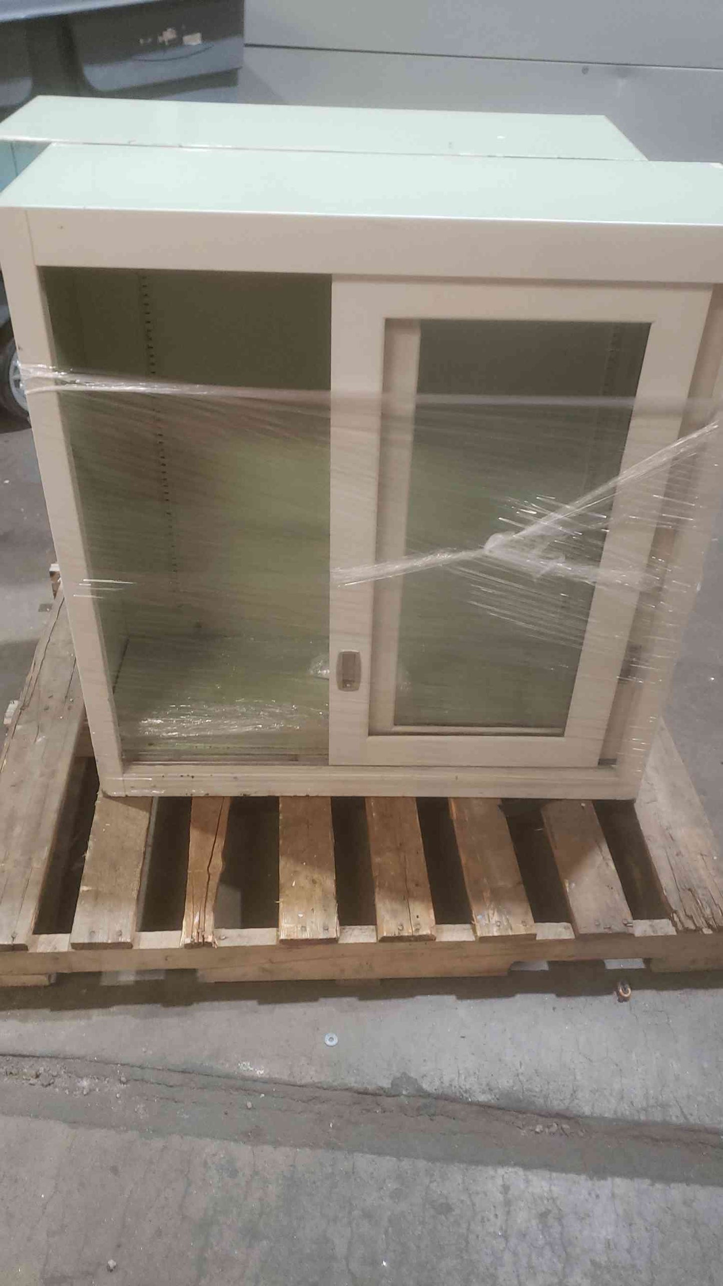 3' Dual Sliding Glass Door Blue Overhead (SKU: 110691)