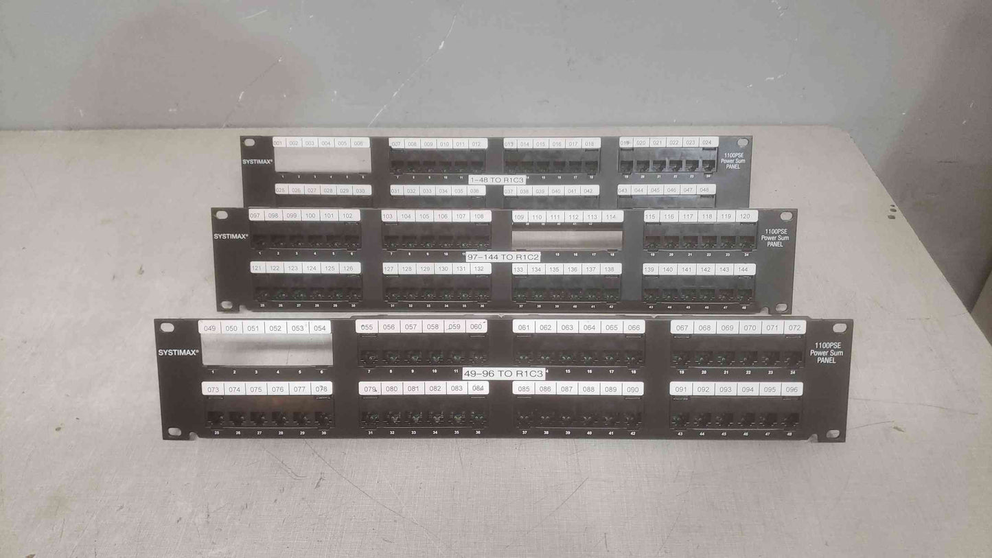 SYSTIMAX Power Sum PANEL- missing 6Ports(SKU: 110779)