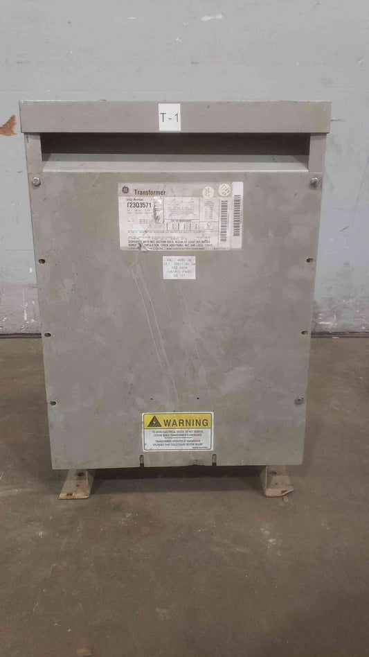 15KVA GE 480V 208/120 60Hz 3PH Transformer T23Q3571(SKU: 110840)