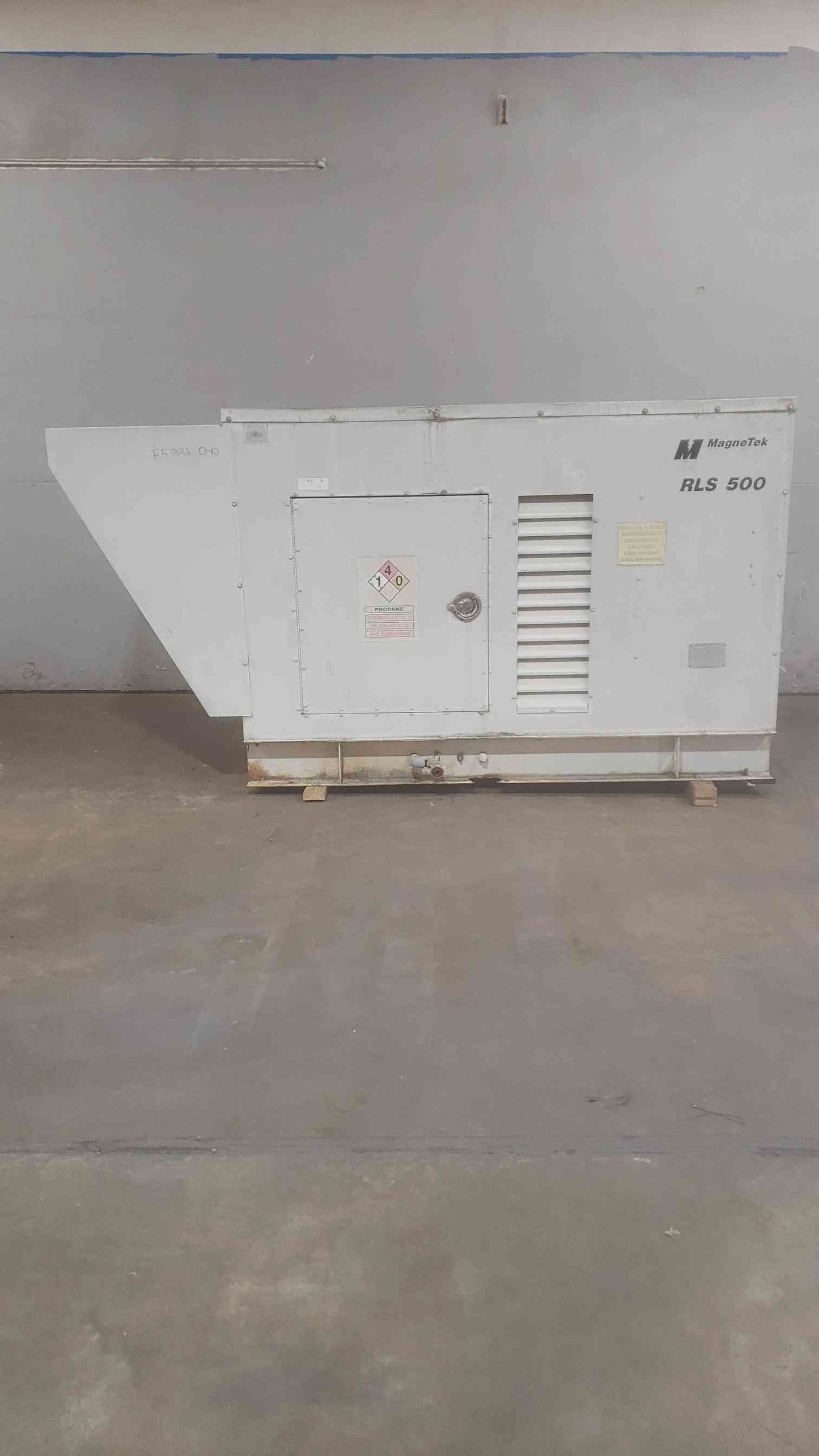 AS-IS 40KW MagneTek RLS500 NAT GAS LP 743Hrs Engine Runs (SKU: 110860)