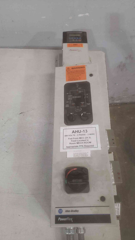 Allen-Bradley PowerFlex 400 Adjustable Frequency AC Drive 10HP, 460V, 15.3A VFD