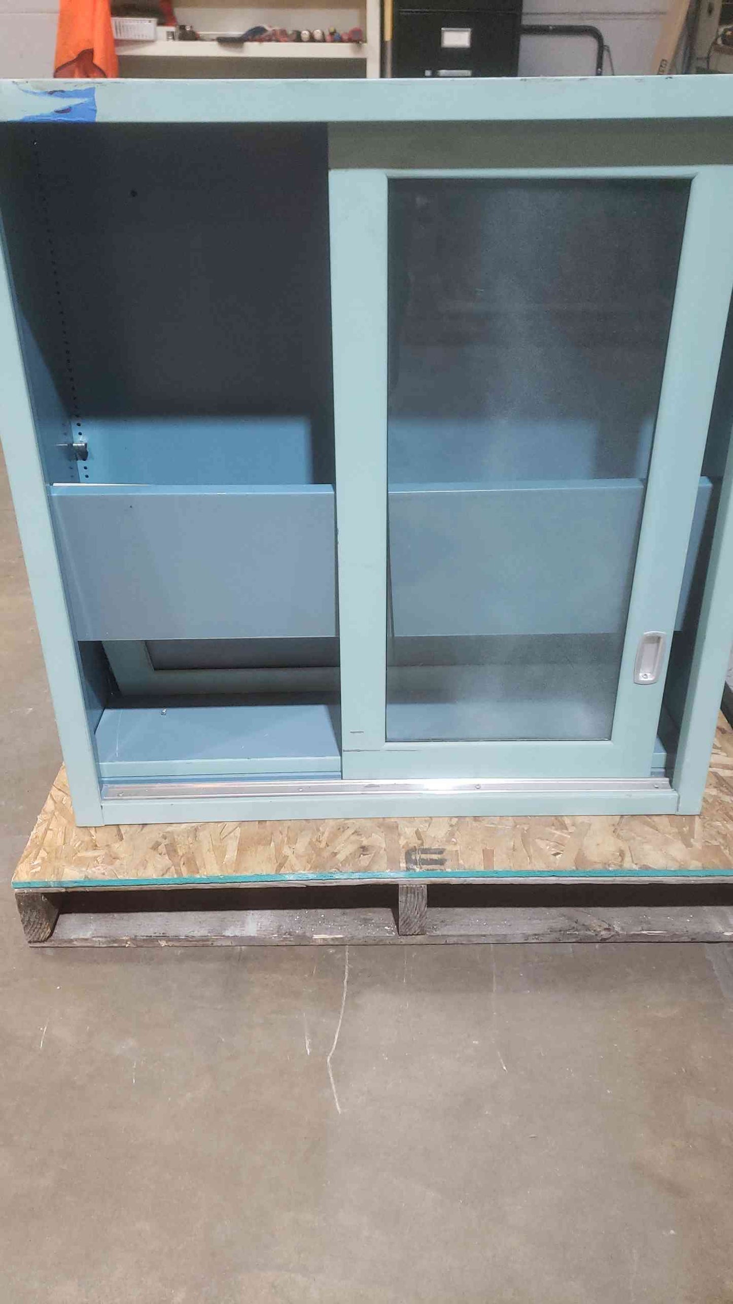 48" Overhead Casework w/1 Sliding glass door(SKU: 111040)