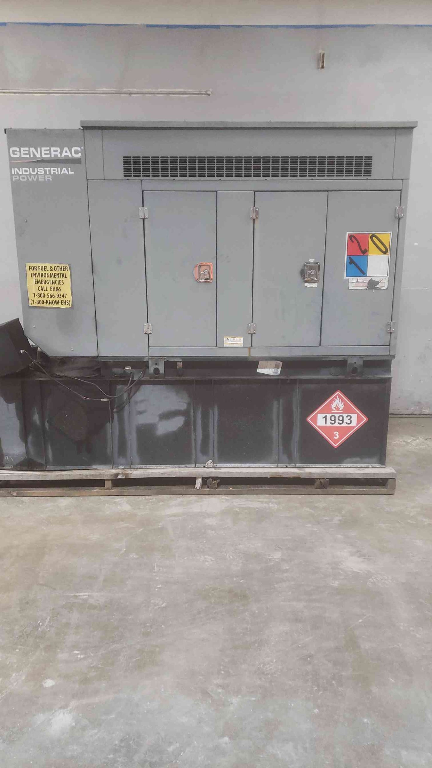 50KW Generac 1PH Diesel Generator SD0050 378.2Hrs 2.4L FPT '13 TESTED (SKU: 110723)