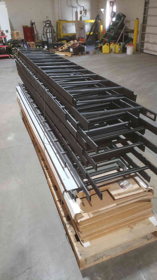 10' x 18" Black Ladder Racking Overhead Cable Management (SKU: 111114)