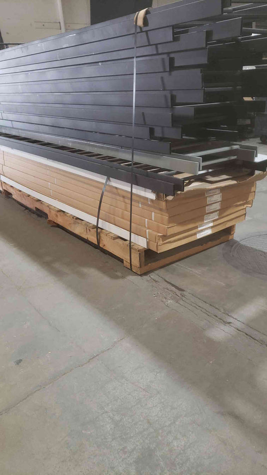 10'x24" Black Ladder Racking New