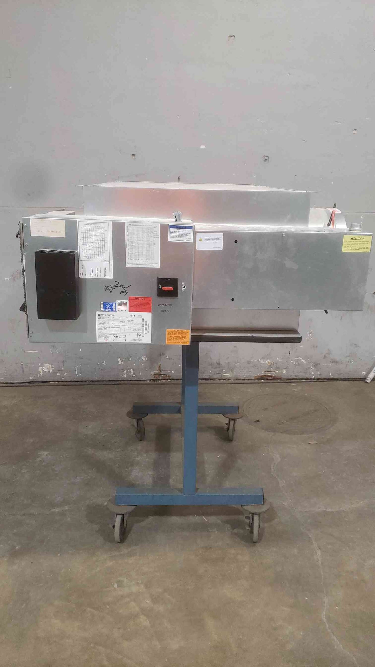 ENVIRO-TEC Model VFC-8 Vertical Fan Coil Unit