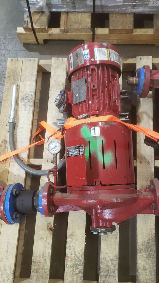 US Motors 3HP 3PH 200/400V 8.9/4.4A Inverter HD3V2XC-C w/ Bell & Gossett e-80SC Split Coupled, In-line Centrifugal Pump(SKU: 111180)