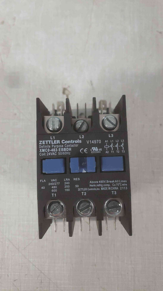 ZETTLER Controls Definite Purpose Contactor XMCO-403-EBBDH(SKU: 111225)