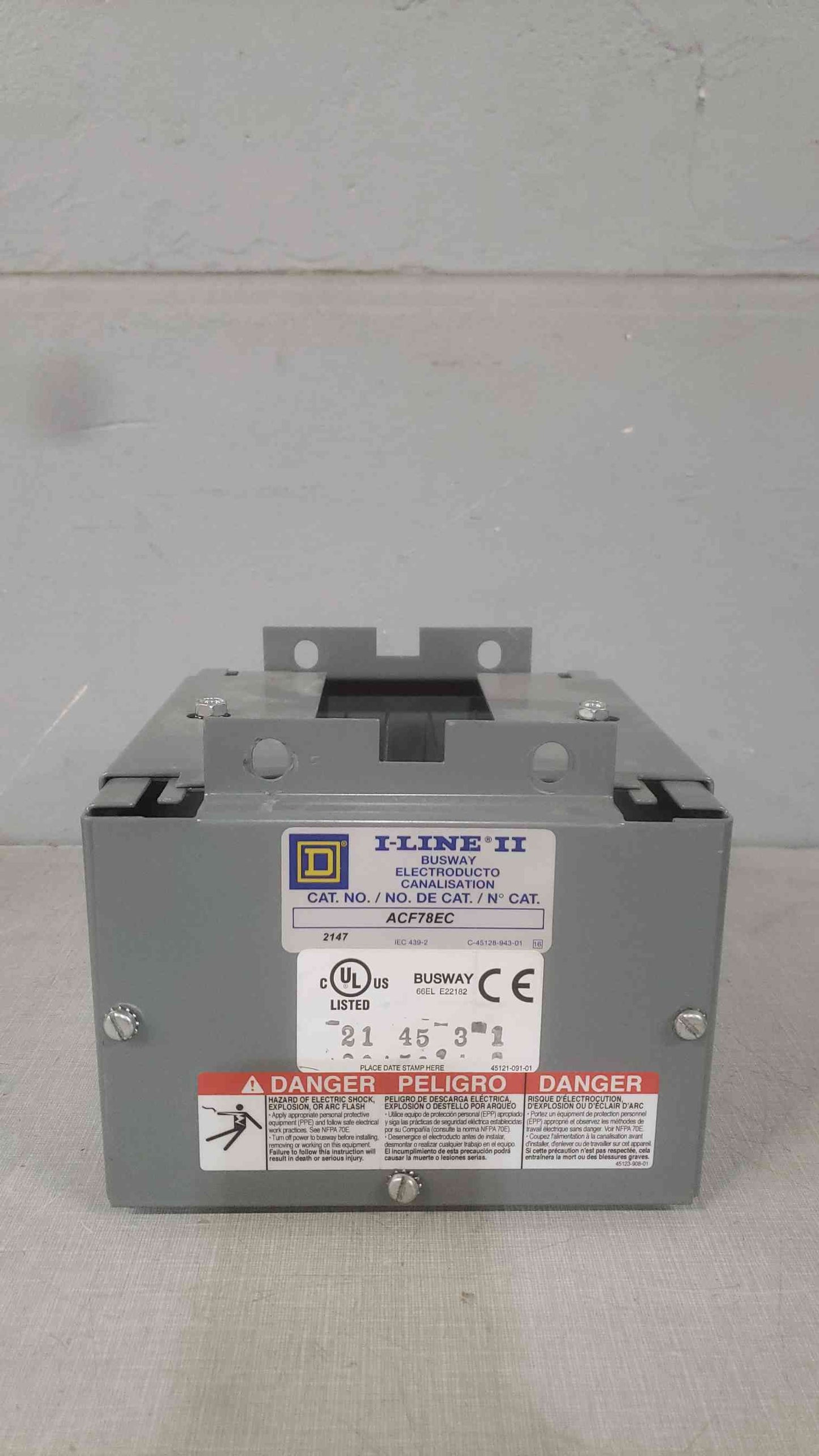 SQUARE D 'I-LINE II' BUSWAY ACF78EC(SKU: 111226)