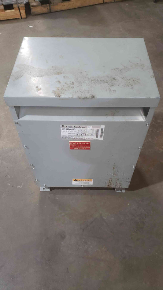 GE 30KVA 480-208/120 3PH 60Hz Transformer 9T23Q3472G03 (SKU: 111232)