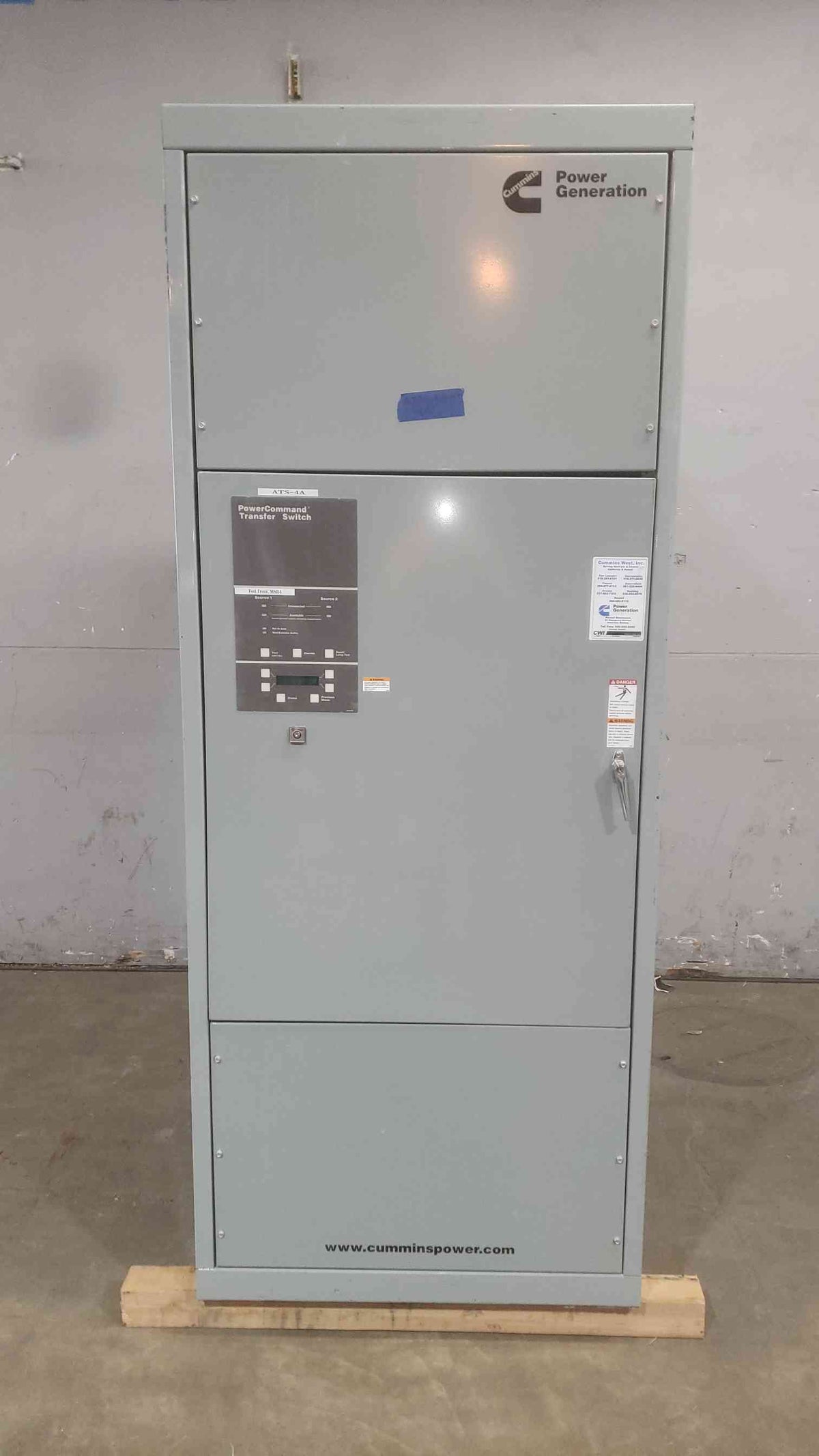 Cummins 1600A 480V 60Hz 3 Pole ATS OTPCF-1169051 (SKU: 111240)