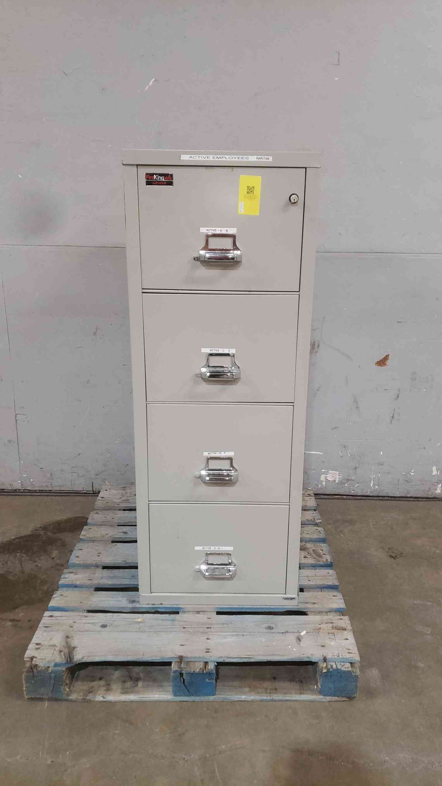FireKing 2 Hour 4 Tier Storage Fire Proof Cabinet Key Available (SKU: 111253)