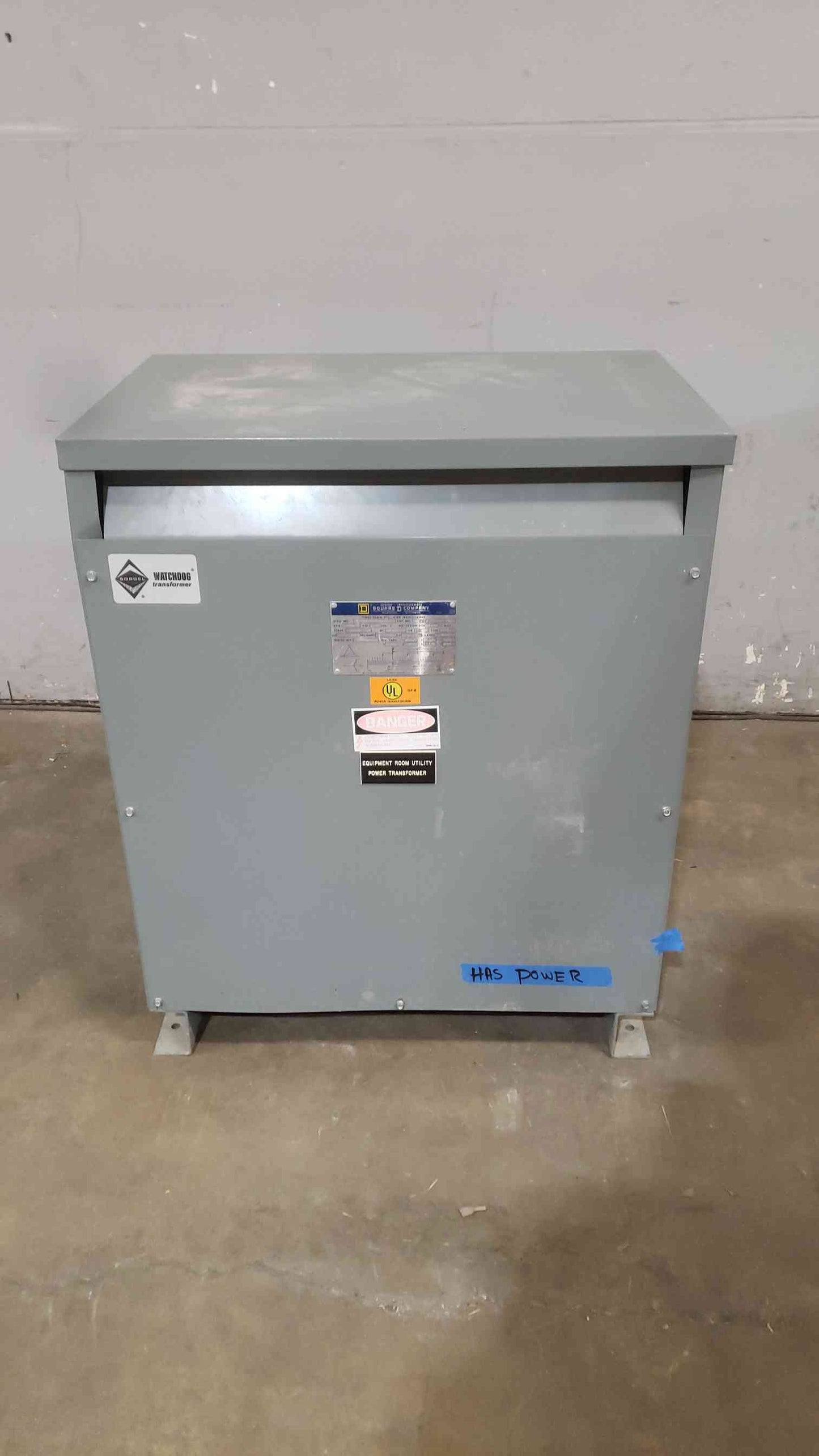 Square D 75KVA 480v 208Y/120v 75T3HF (SKU: 111295)
