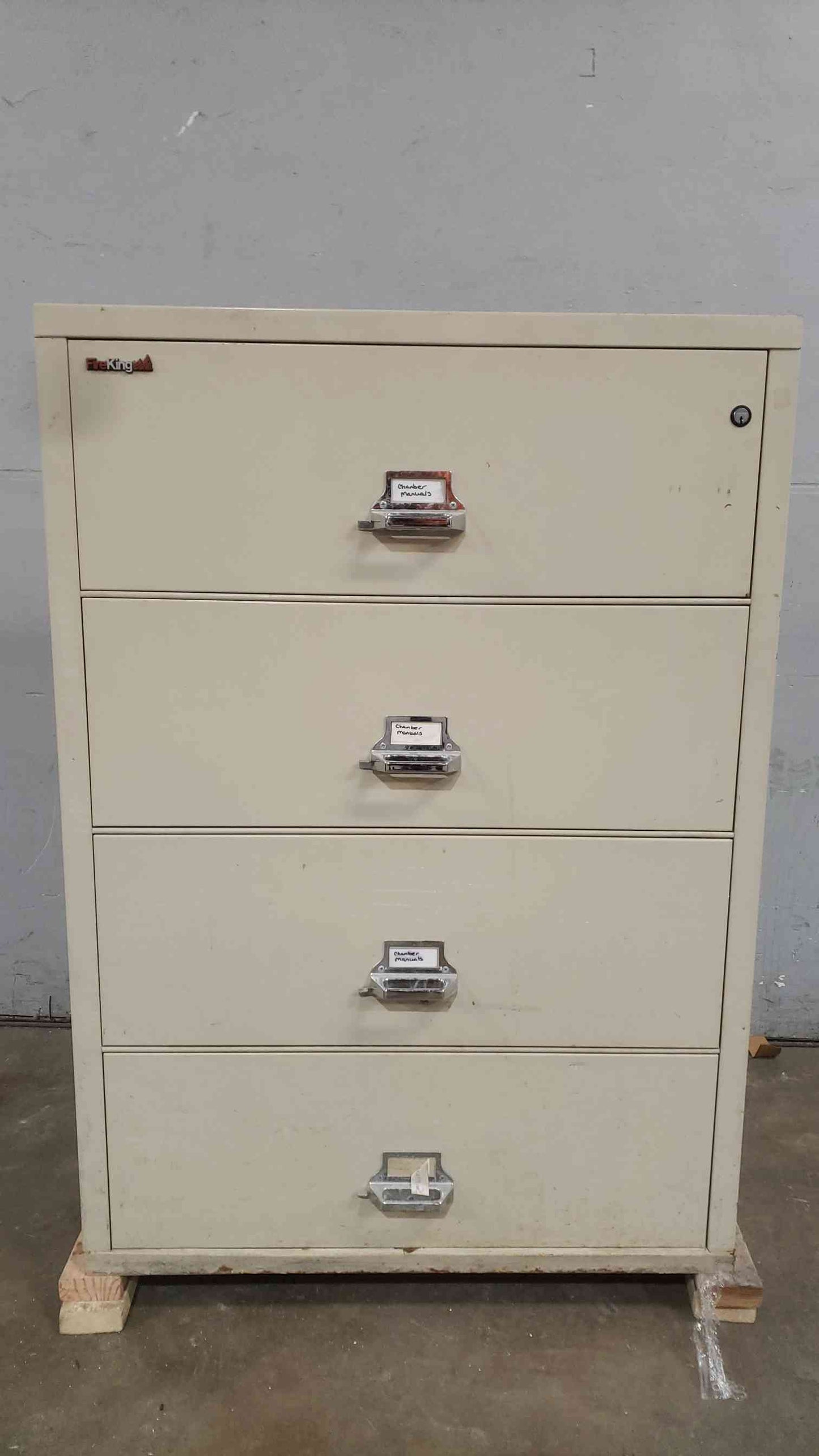 FireKing 4 Tier Fire Proof Filing Cabinet(SKU: 111296)