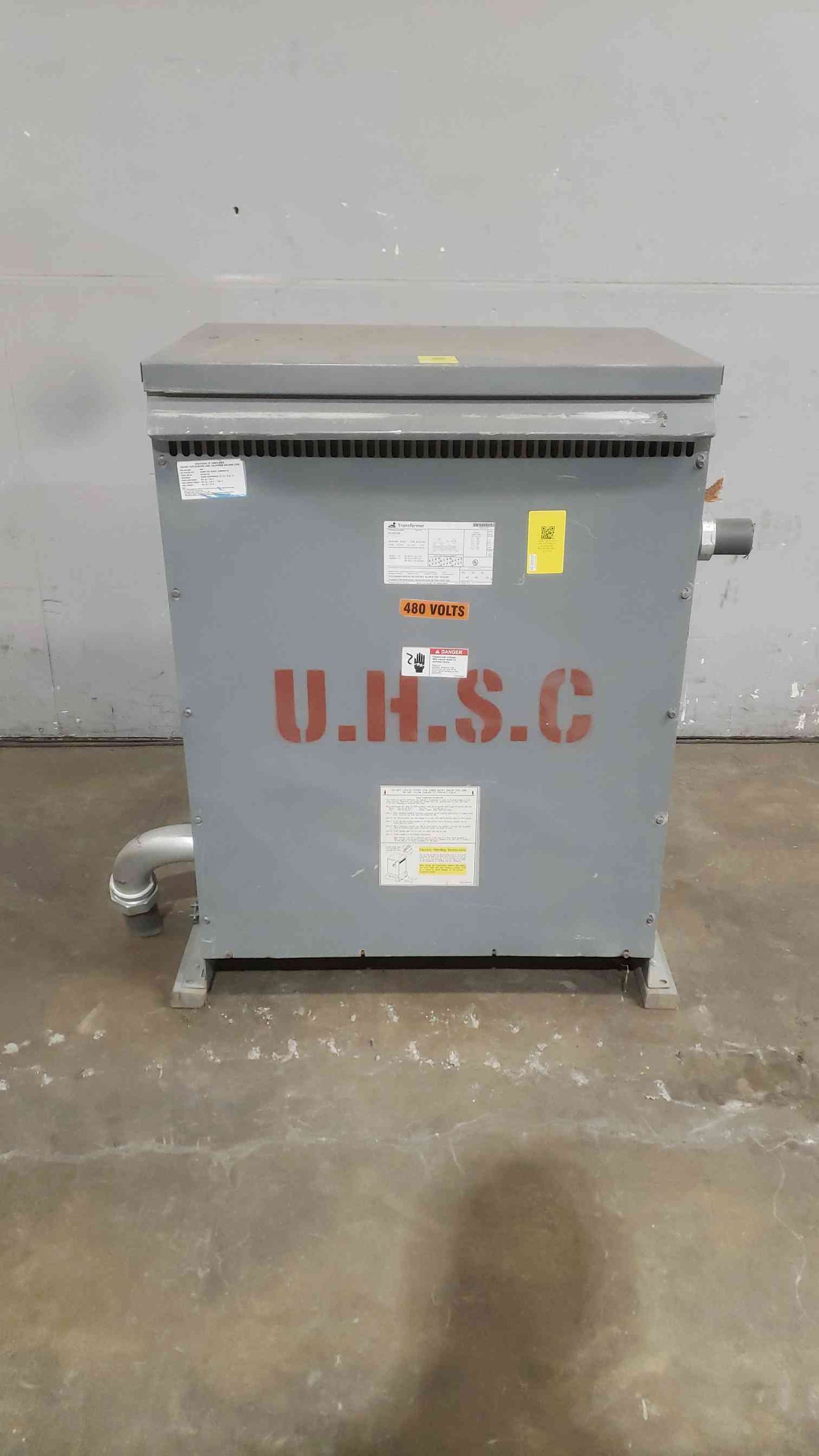 GE 150KVA 3PH 480v x 208/120v Transformer 9T10W1006 (SKU: 111372)