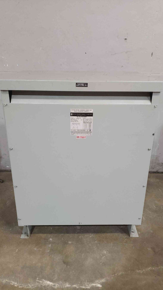 MGM 150KVA 480v x 208Y/120 3PH Dry Transformer HT225A3B2SH (SKU: 111454)