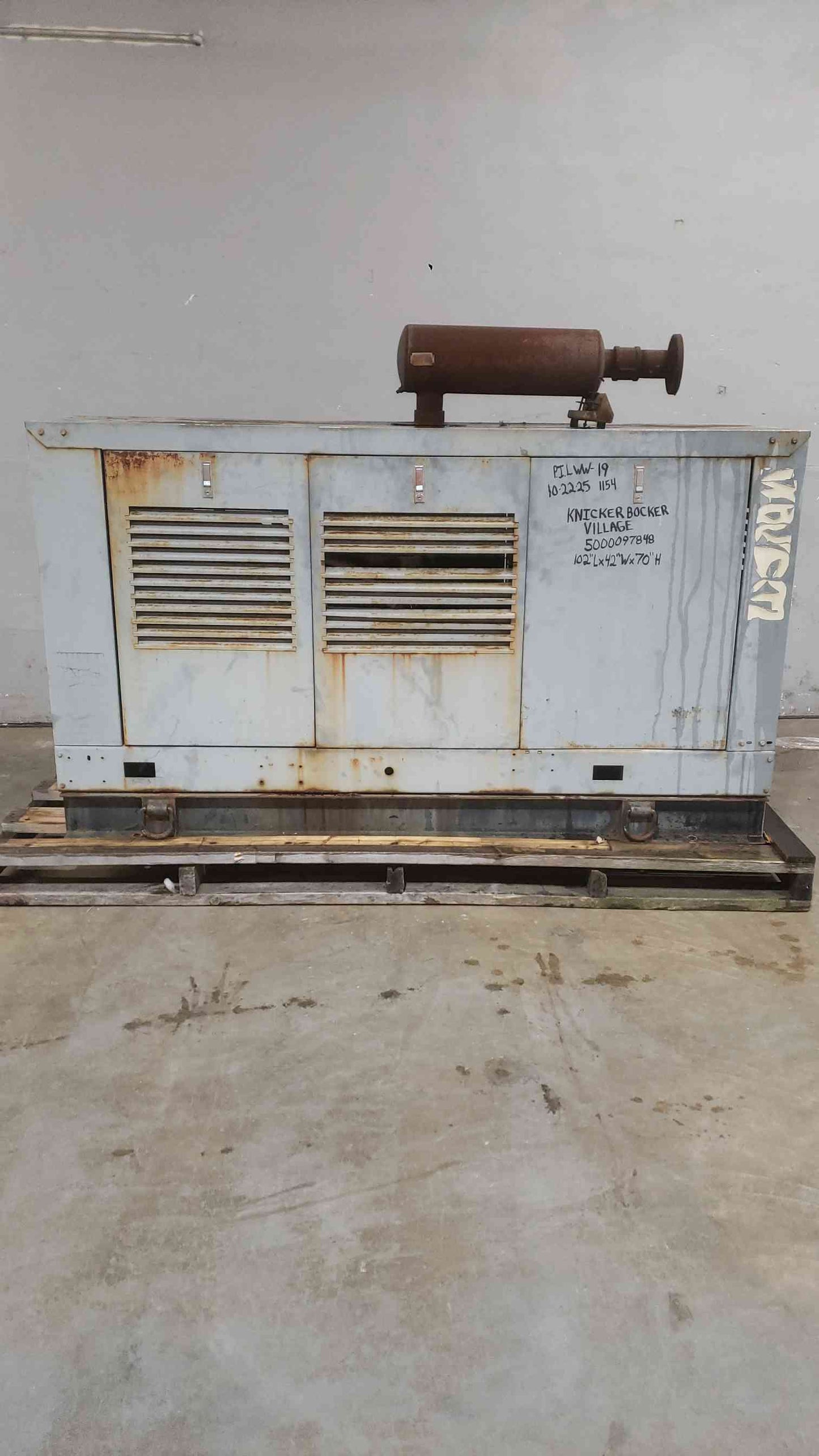 35KW KOHLER Ford 1&3PH Nat Gas LP Generator 614Hrs 35RZ82 TESTED (SKU: 111464)