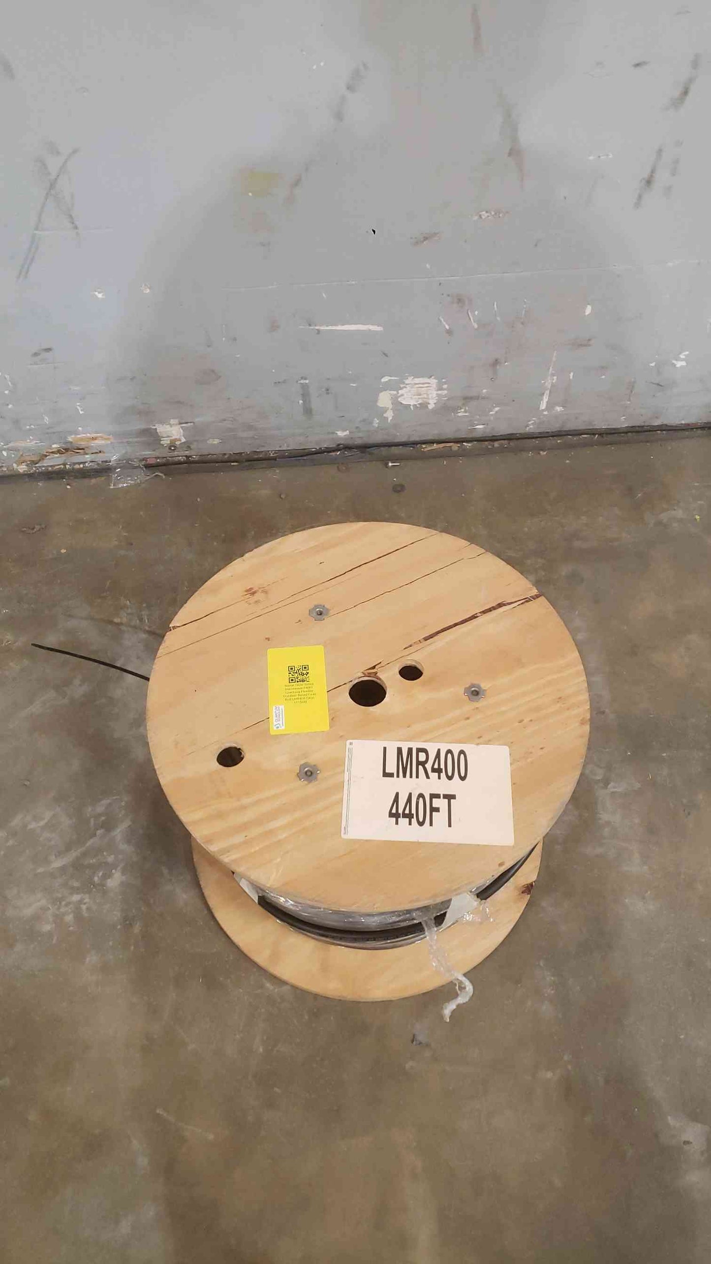 NEW Times Microwave 440FT Low-Loss Flexible Outdoor Rated Coax Roll LMR400 (SKU: 111568)