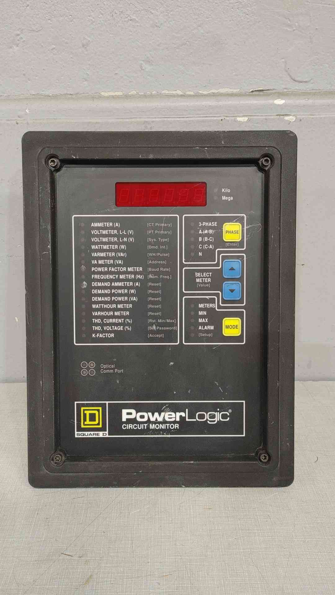 SQUARE D 3020/CM-2350 Power Logic Circuit Monitor(SKU: 111571)