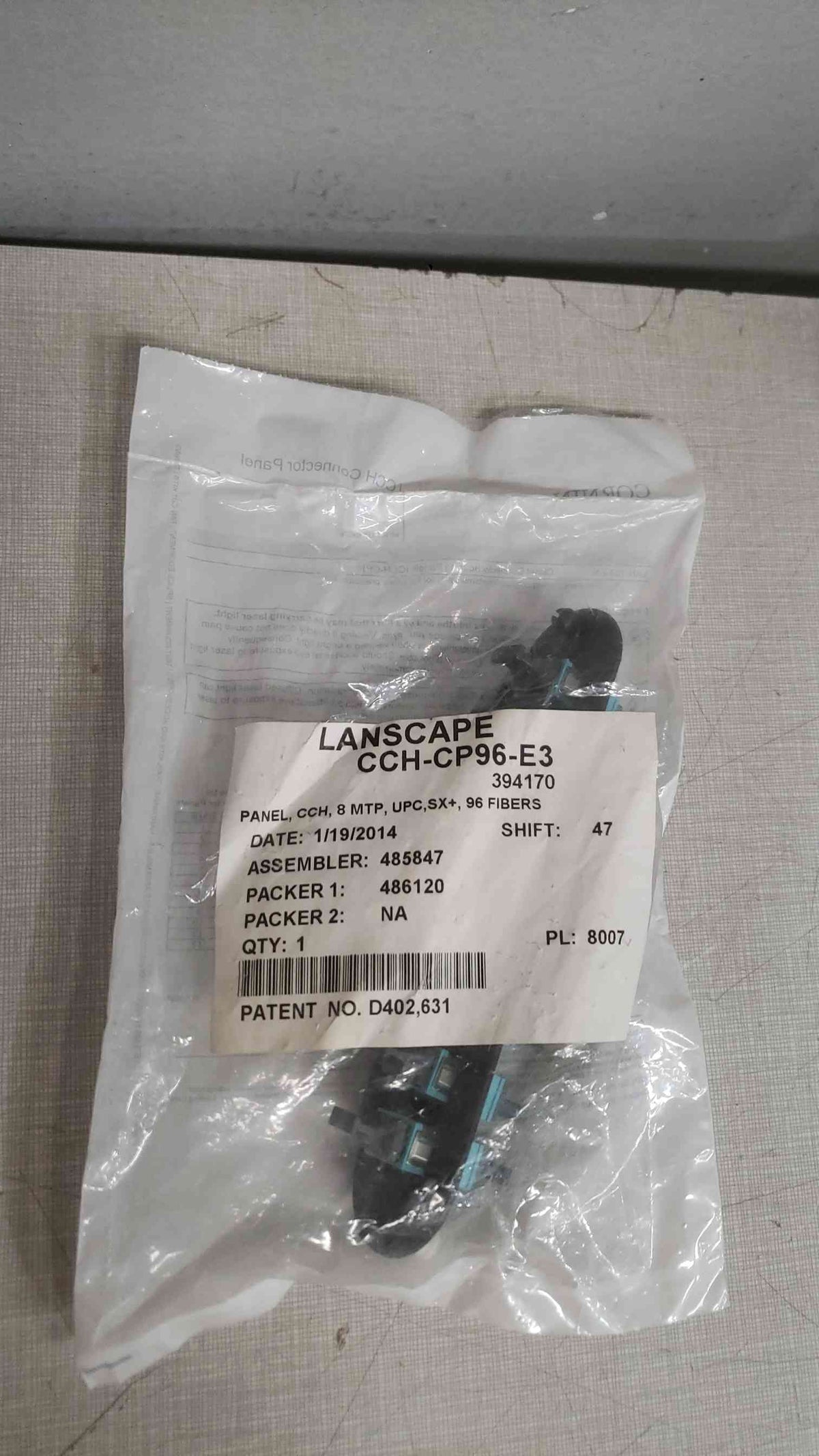NEW Box Of 20 Corning LANscape CCH Connector Panel CCH-CP96-E3(SKU: 111628)