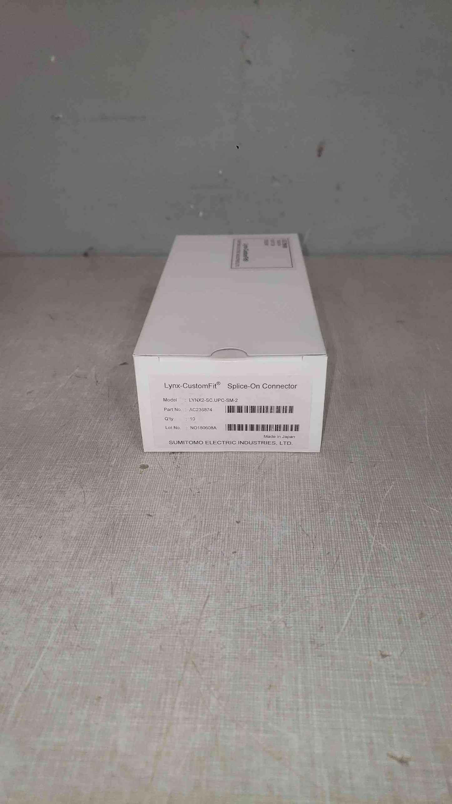 NEW Box Of 10 Sumitomo Electric Splice-On Connector LYNX2-SC.UPC-SM-2 (SKU: 111679)