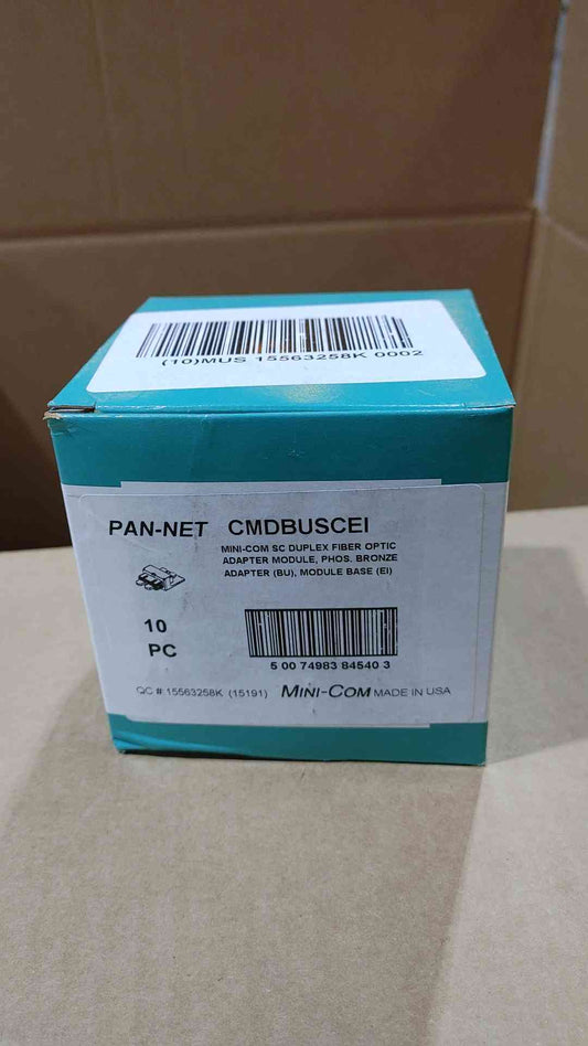 Panduit Mini-Com CMDBUSCEI fiber optic adapter modules (Box of 10)(SKU:111673)