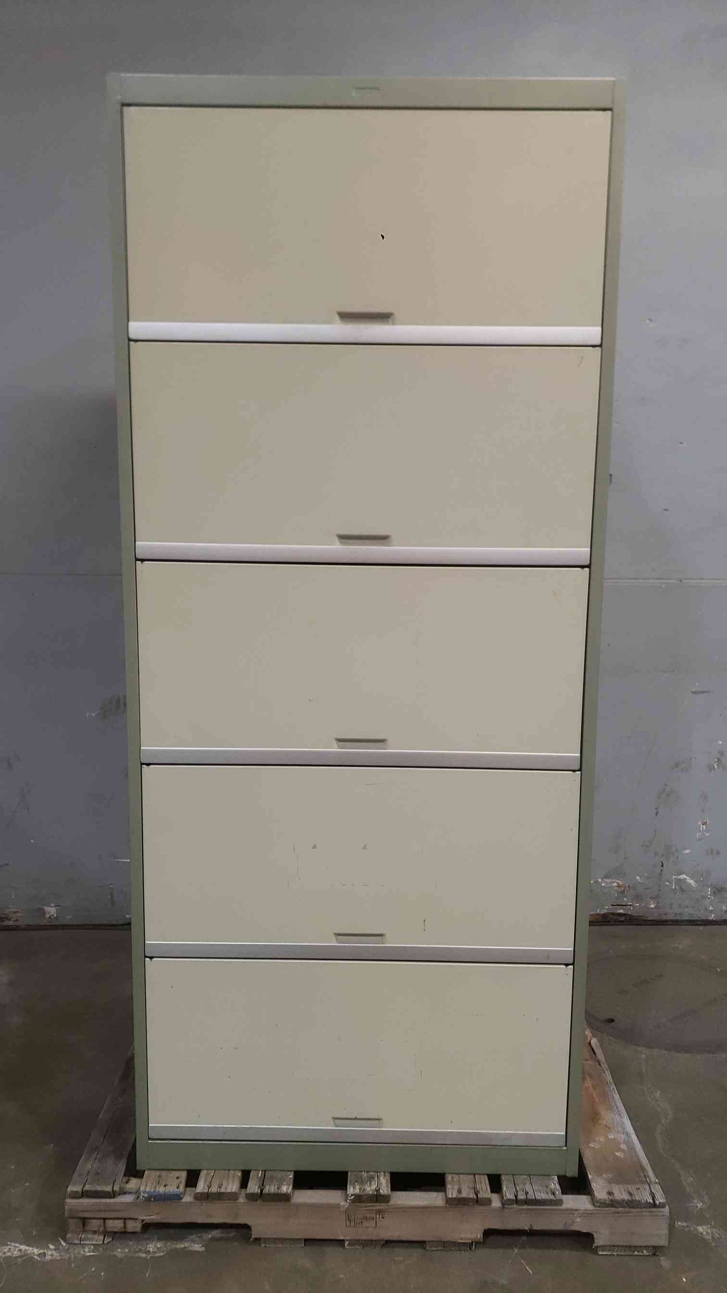 Green 42" Five Tier Filing Cabinet (SKU: 111855)