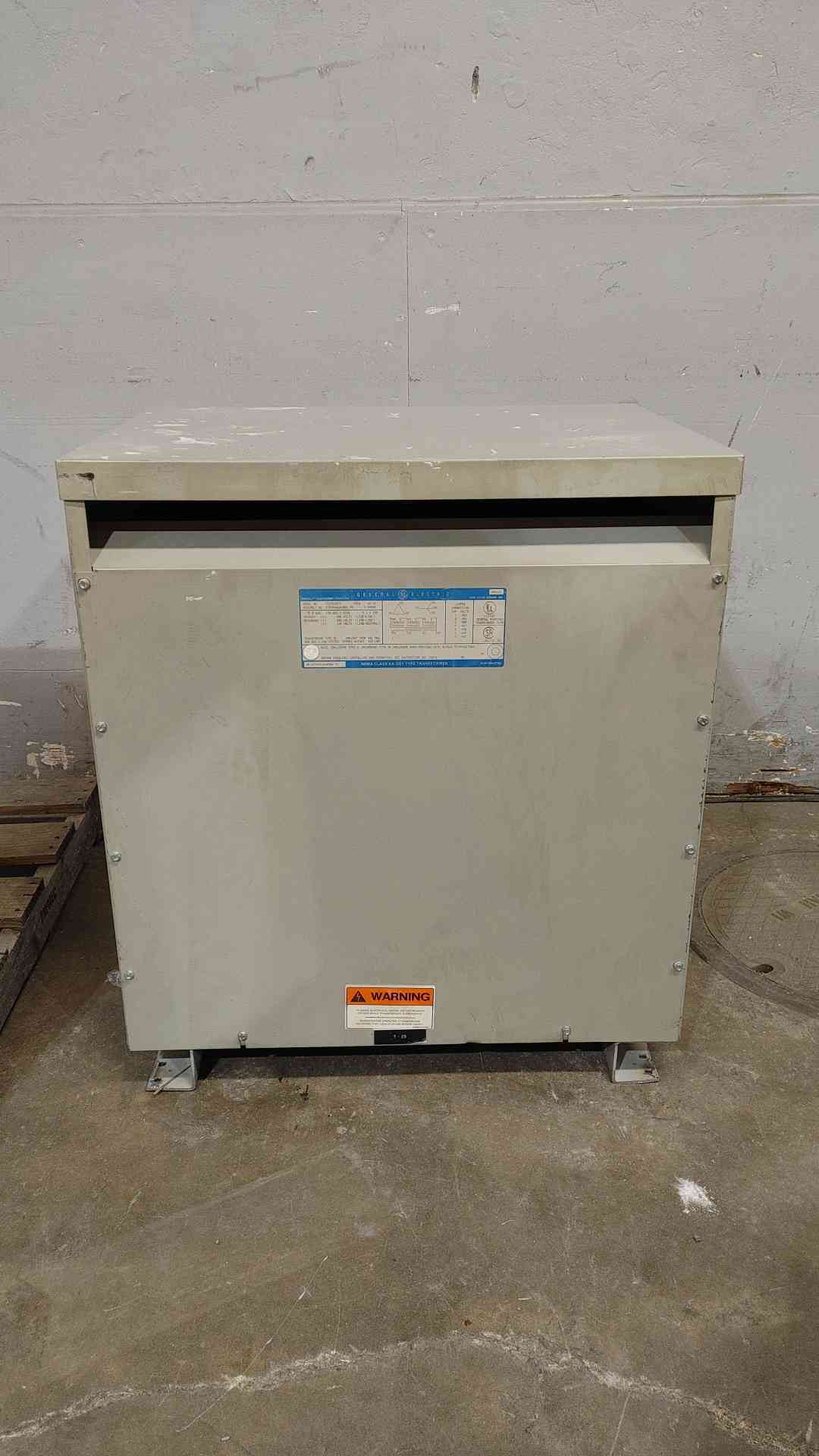 GE 75KVA 480v x 208/120v 3PH Transformer 9T23B3874 (SKU: 111969)