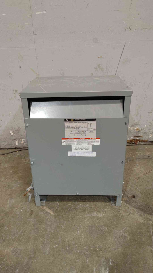 15kVA SQUARE D 41.6A 480V x 208/120v 3PH Transformer 15T3H(SKU: 111989)