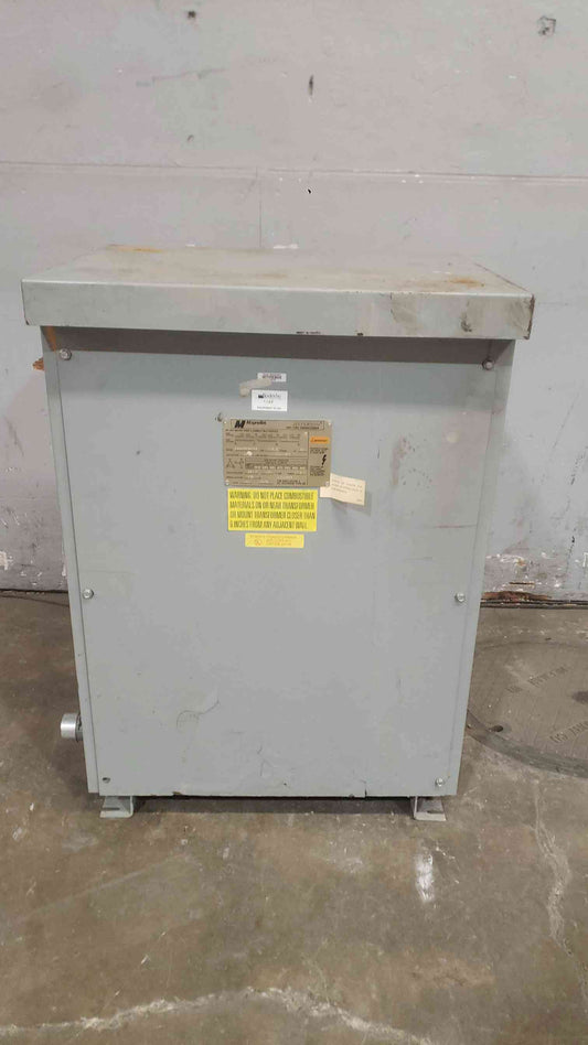 112.5KVA Magnetek 480v x 480Y/277 3PH Transformer 223-3255-055 (SKU: 111990)